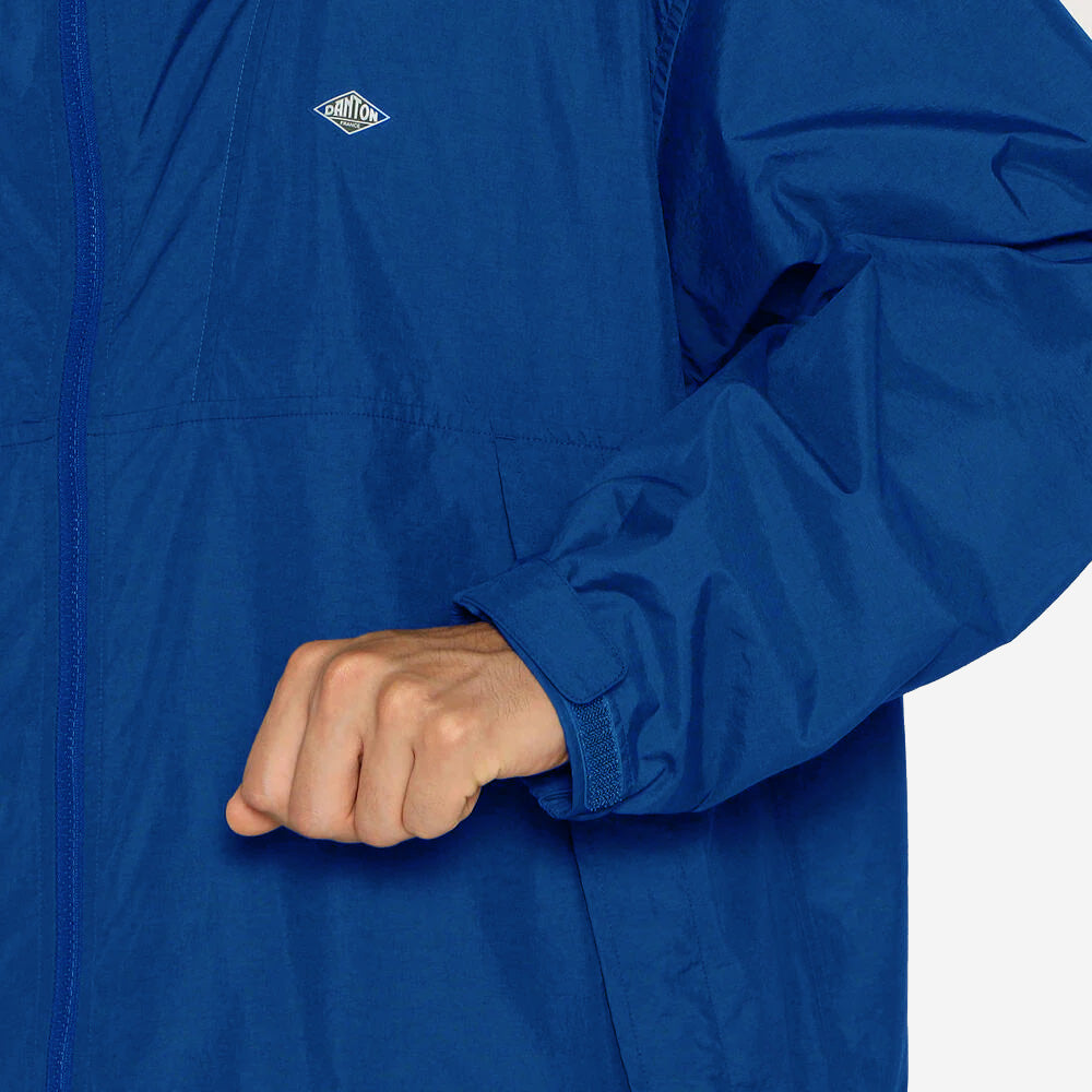 Hooded Stunner Nylon Shell Jacket - Blue