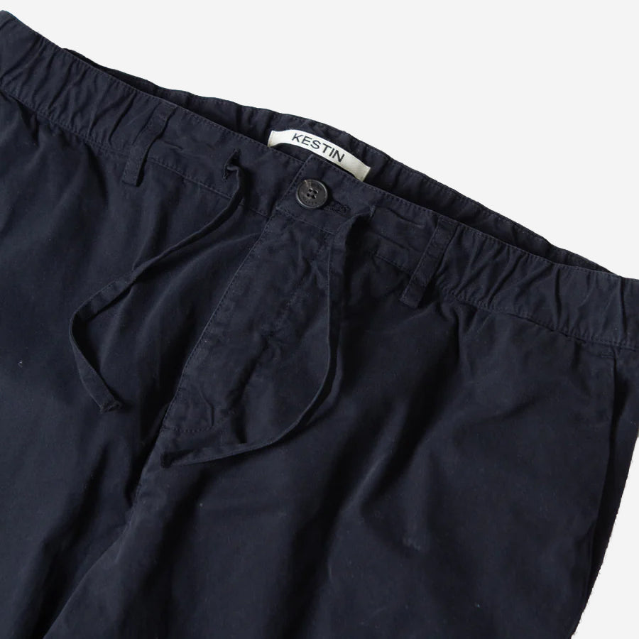 Inverness Cotton Twill Easy Shorts - Navy