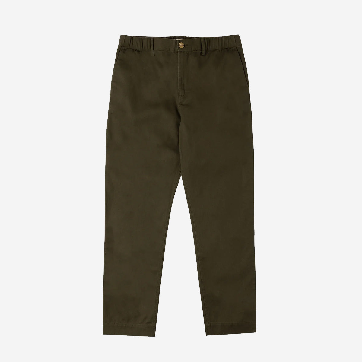 Inverness Cotton Twill Tapered Trouser - Fern Green