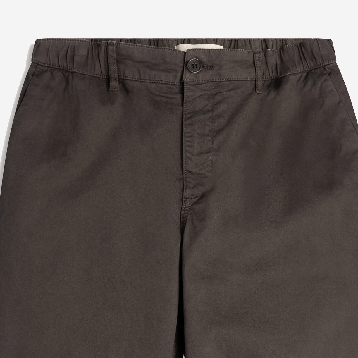 Inverness Cotton Twill Tapered Trouser - Charcoal