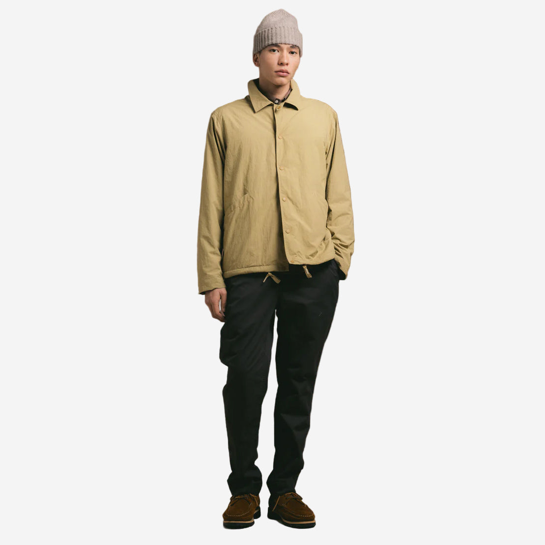 Inverness Cotton Twill Tapered Trouser - Charcoal