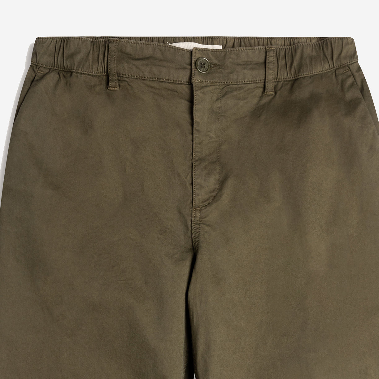 Inverness Cotton Twill Tapered Trouser - Olive