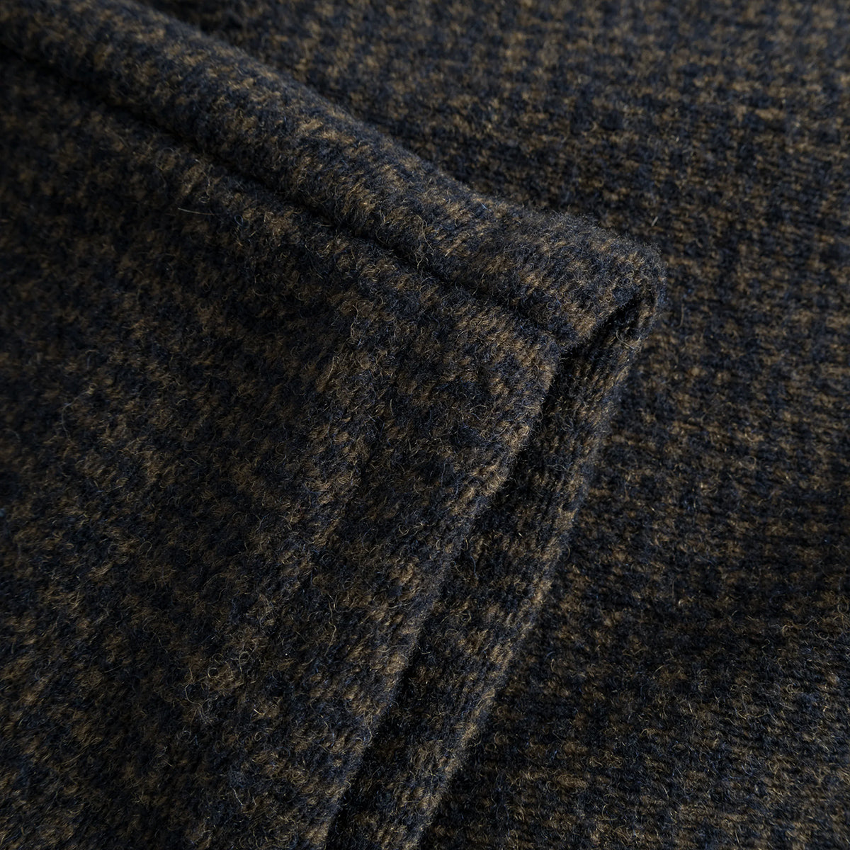 Ivy Wool Overshirt - Navy Check