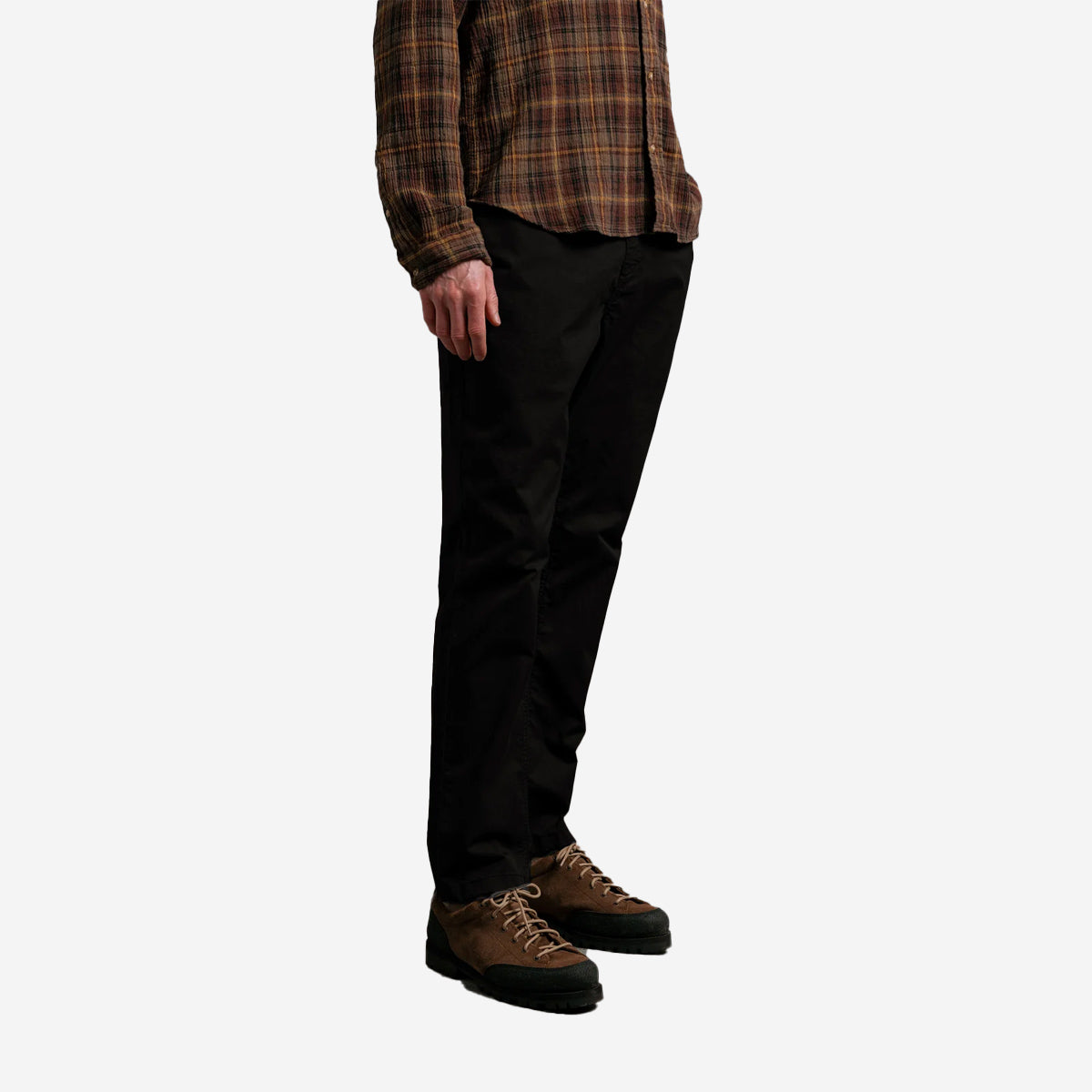 Inverness Cotton Twill Trouser - Black