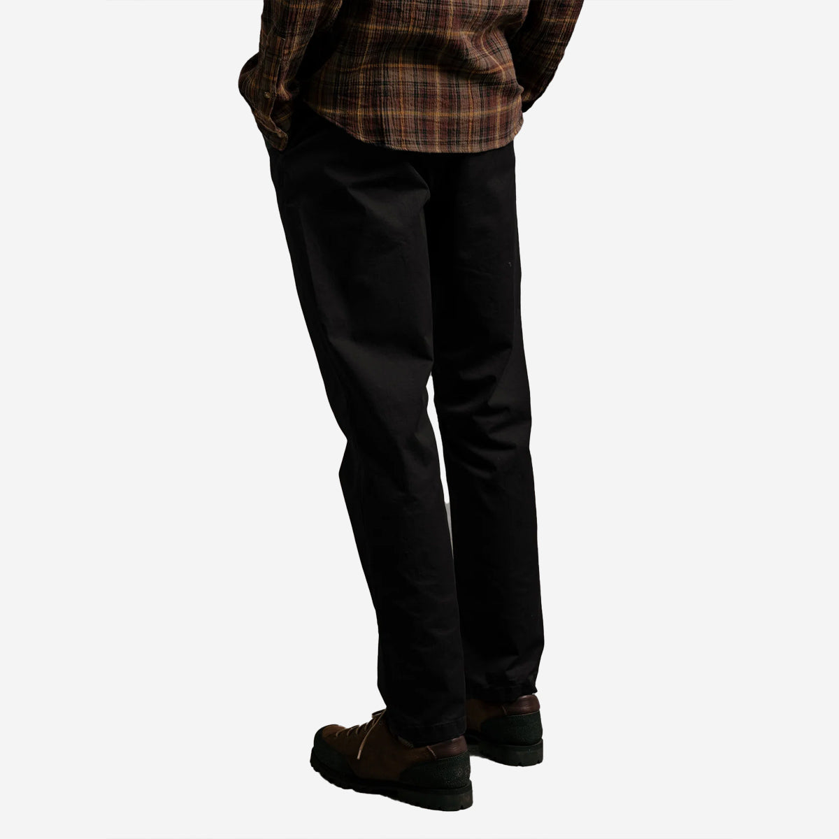 Inverness Cotton Twill Trouser - Black
