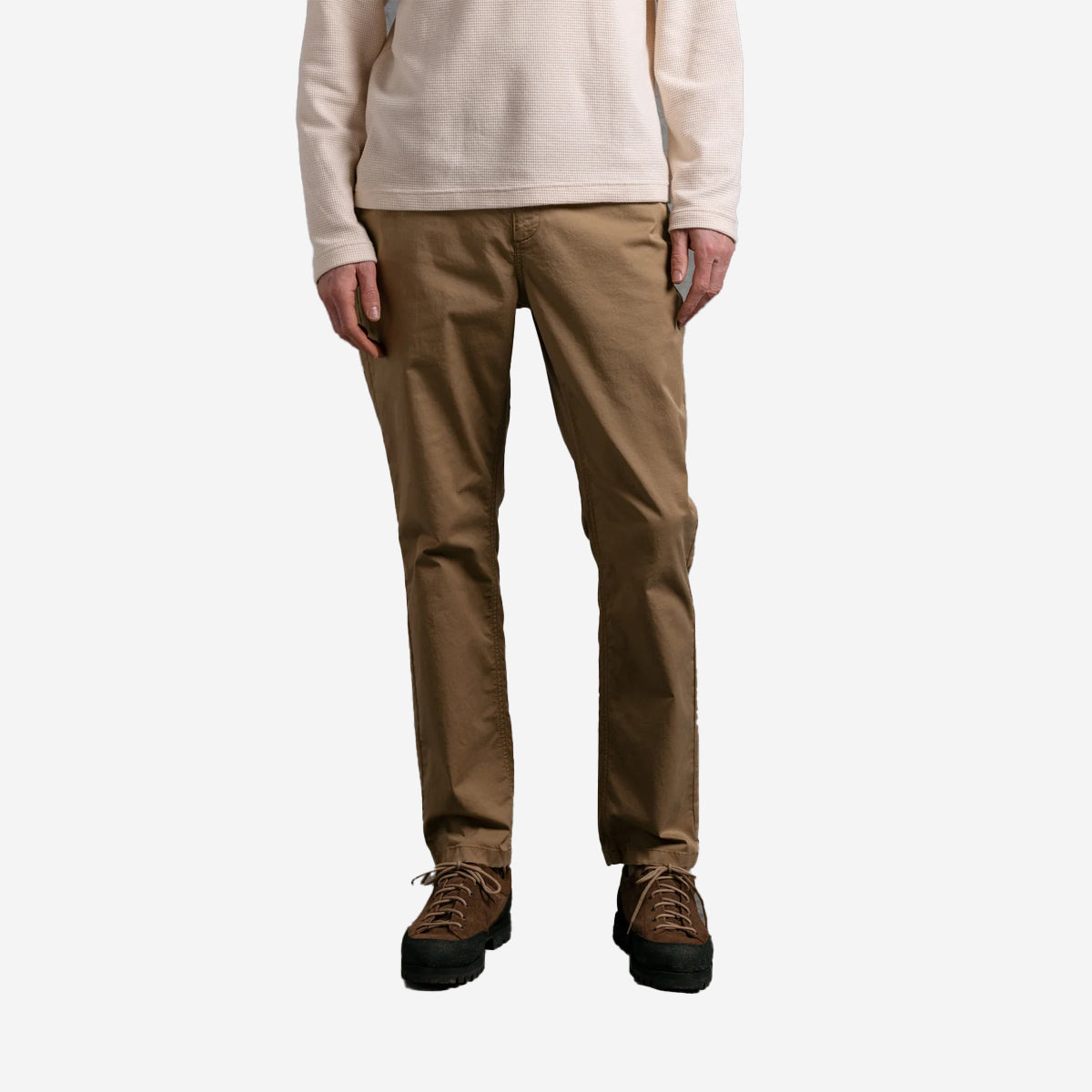 Inverness Cotton Twill Trouser - Ermine Tan