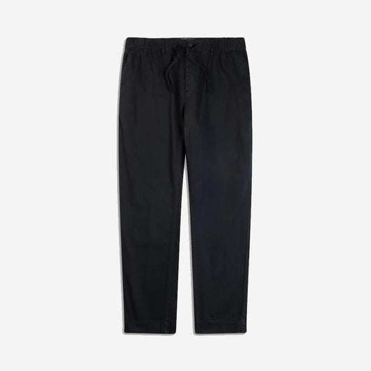 Inverness Cotton Twill Tapered Trouser - Navy