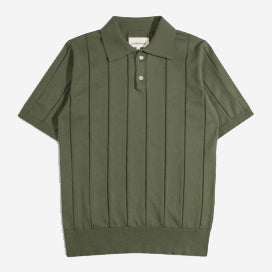 Jacobs Knit S/S Polo - Olive Green