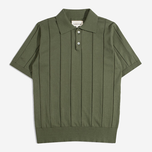 Jacobs Knit S/S Polo - Olive Green