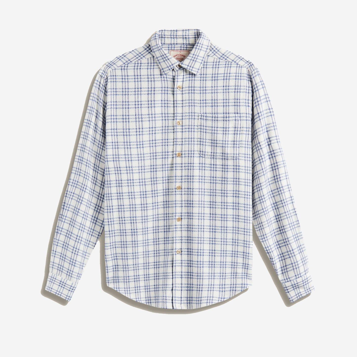 Jar Check Flannel Shirt - White/Blue