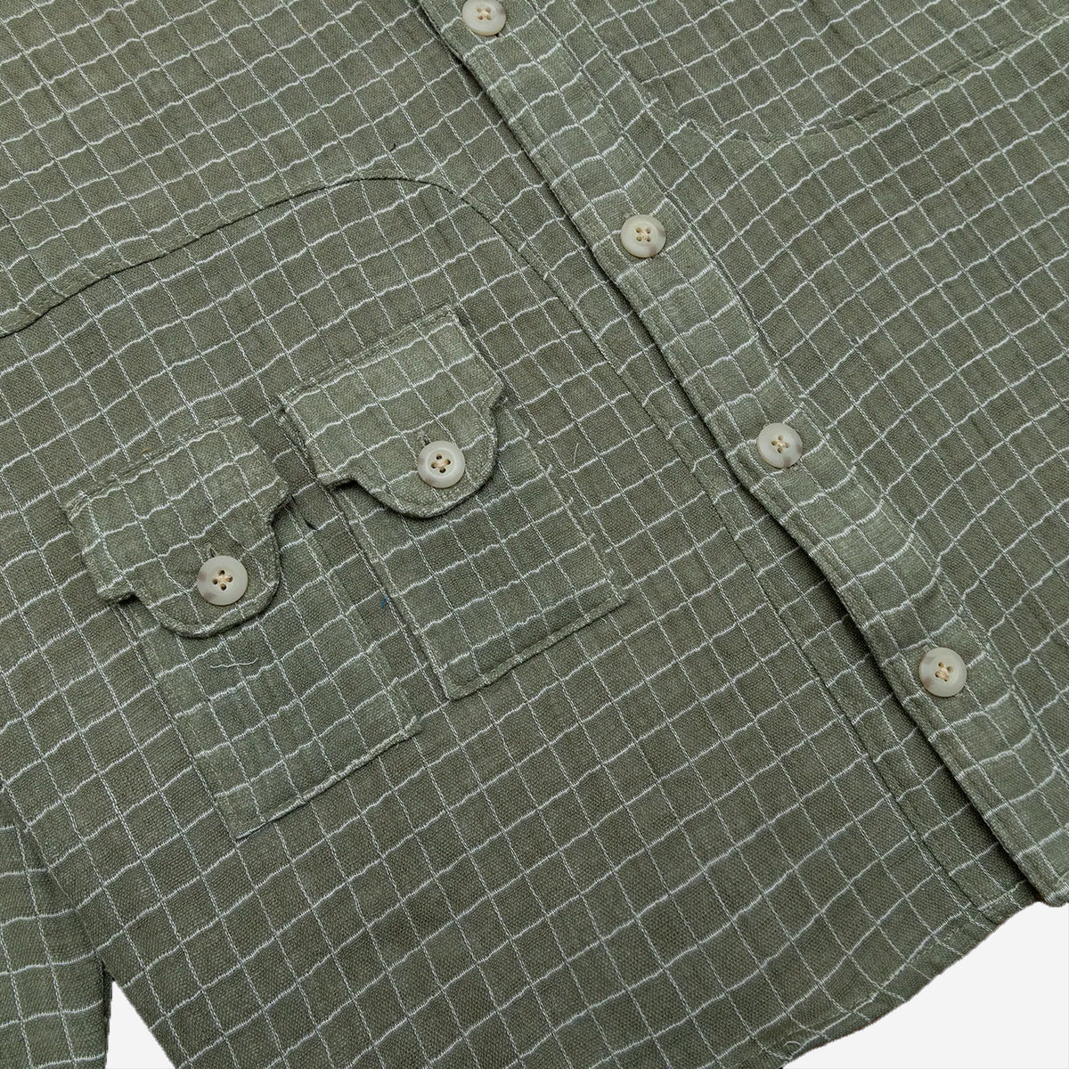 Jardin Pocket Shirt - Moss Double Gauze
