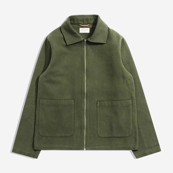 ジャケット・アウター 80's~ old MA-1 type ZIP blouson green 36 80's