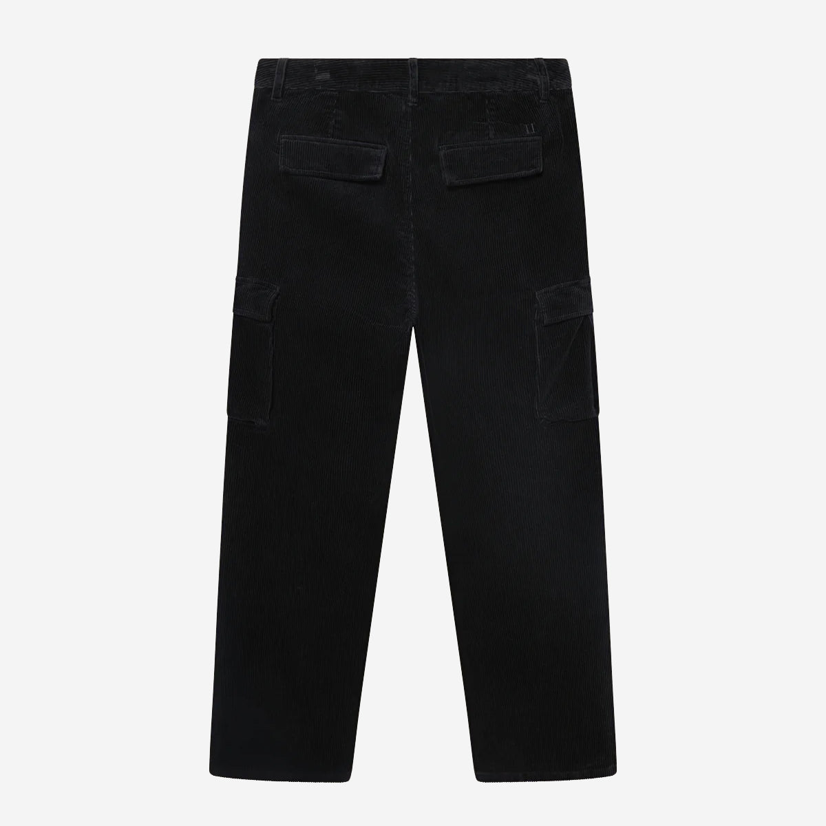 Kai Corduroy Loose Cargo Pants - Black