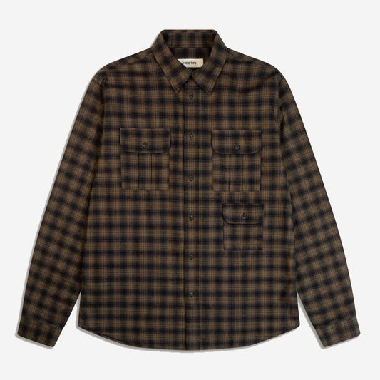 Kinnaird Three-Pocket Shirt - Charcoal/Khaki Plaid