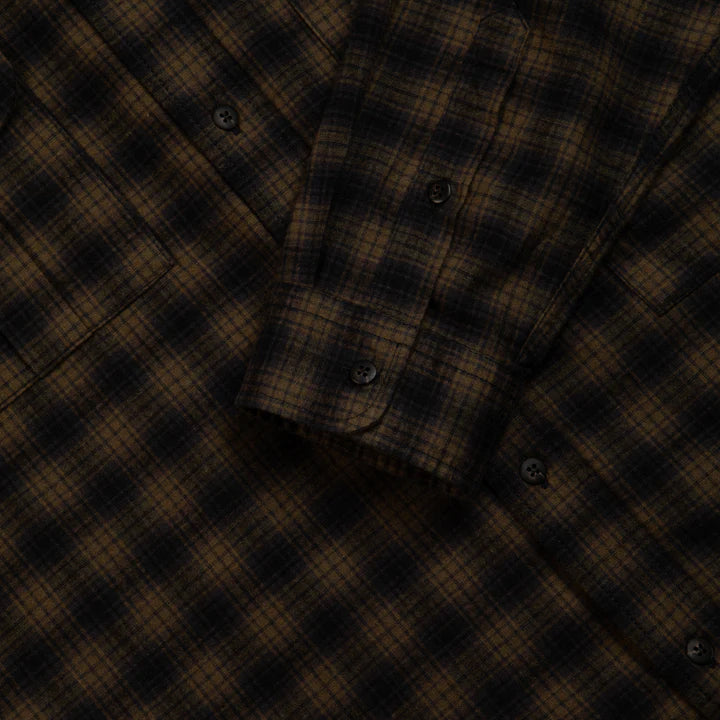 Kinnaird Three-Pocket Shirt - Charcoal/Khaki Plaid