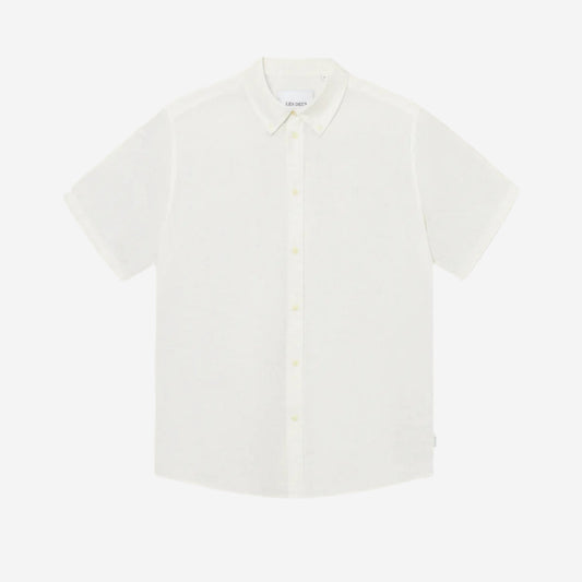 Kris Linen S/S Shirt - White