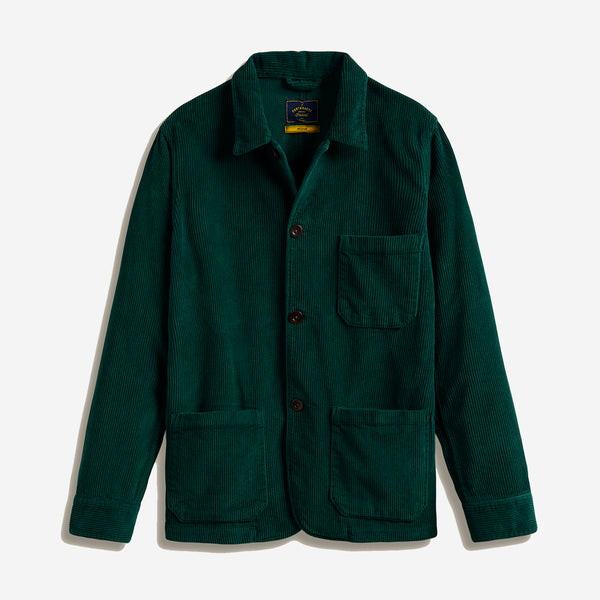 Portuguese Flannel - Labura Corduroy Work Jacket - Green – Muddy