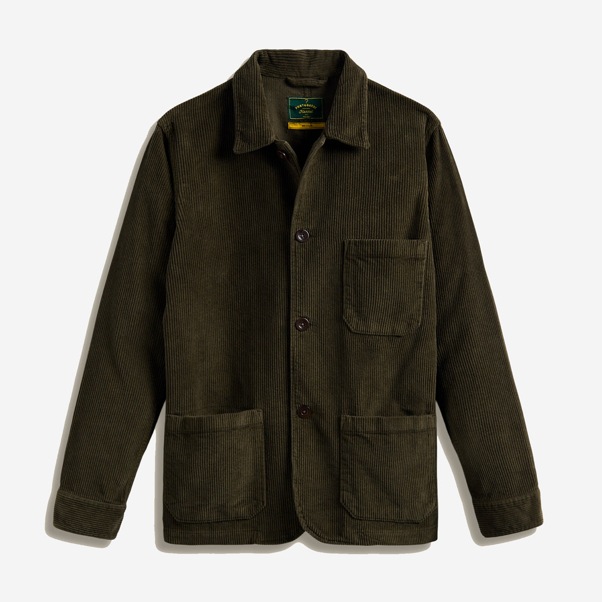 Labura Corduroy Work Jacket - Olive Green
