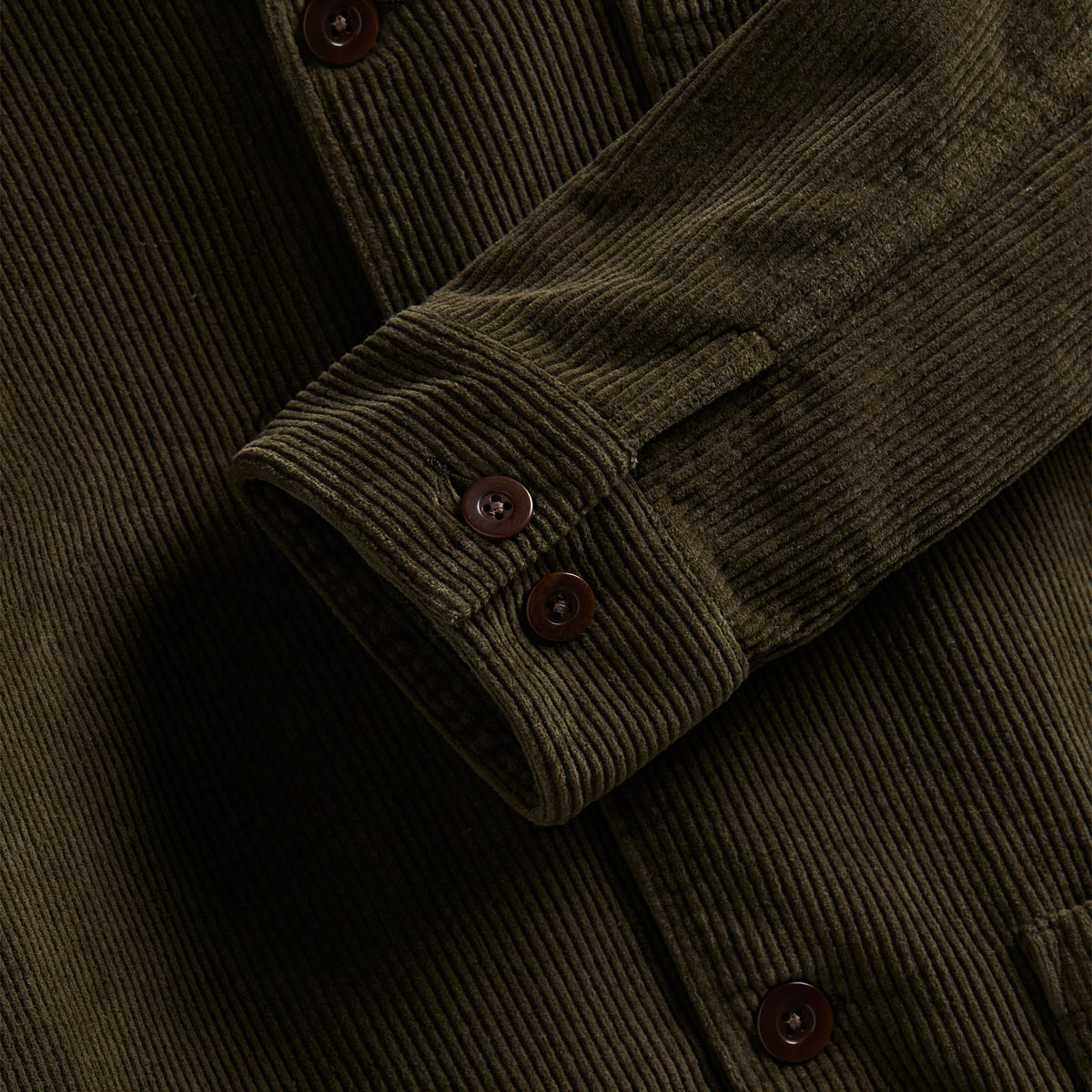 Labura Corduroy Work Jacket - Olive Green