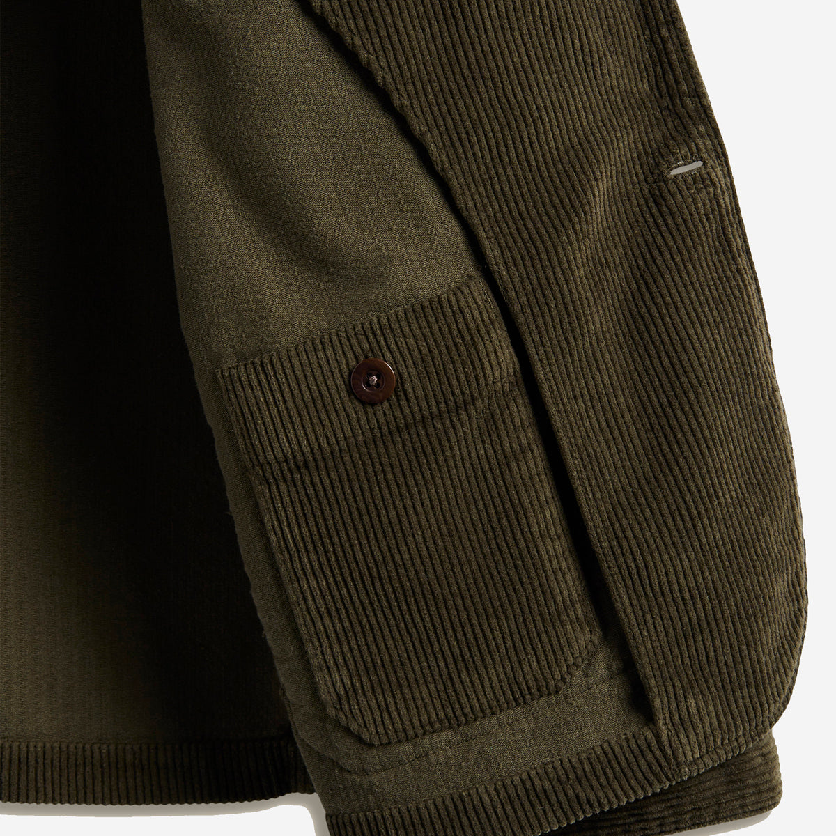 Labura Corduroy Work Jacket - Olive Green