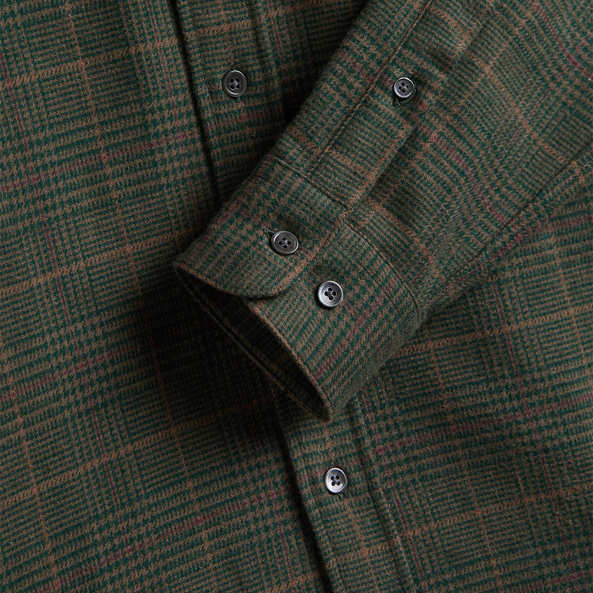 Lake Plaid Flannel Shirt - Olive Green
