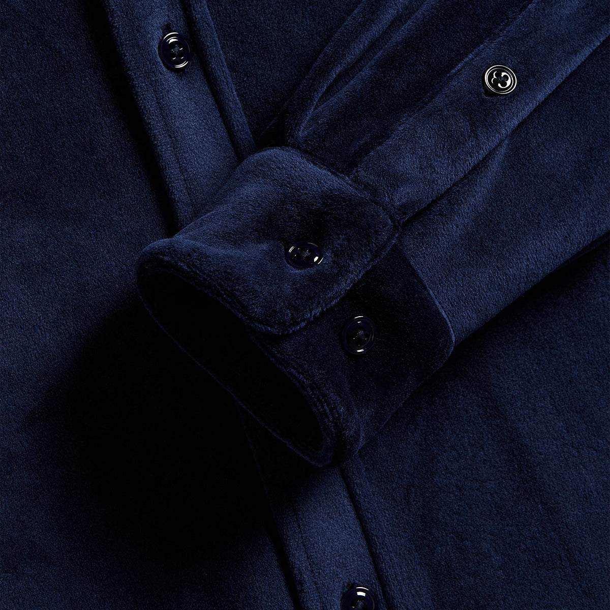 Lavra Plush Shirt - Navy