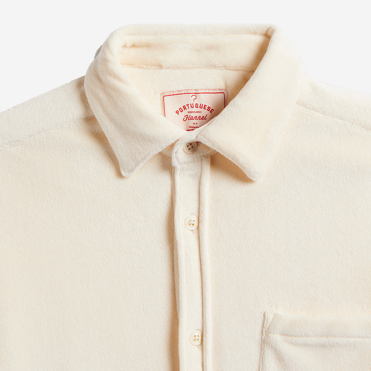 Lavra Plush Shirt - Off-White