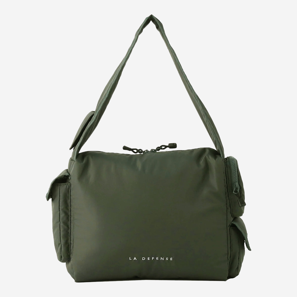 La Defense Taffeta Shoulder Bag - Olive