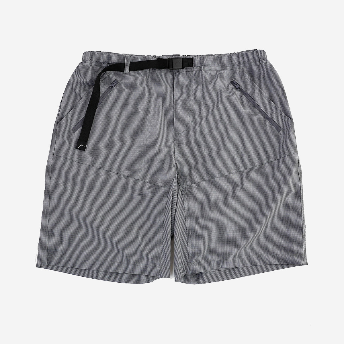 Light Check 6-Pocket Shorts - Dark Grey