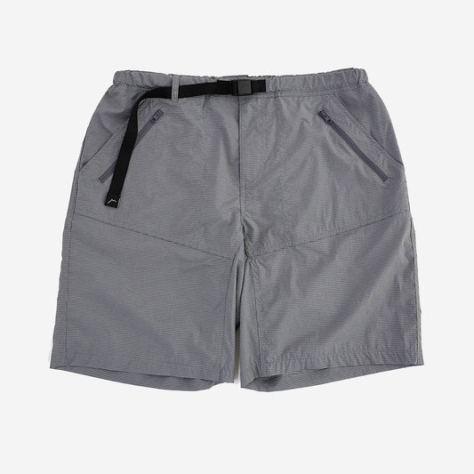 Light Check 6-Pocket Shorts - Dark Grey