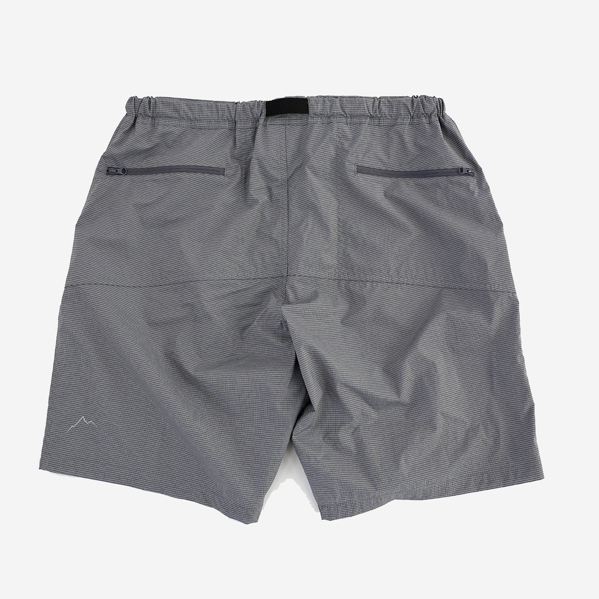 Light Check 6-Pocket Shorts - Dark Grey
