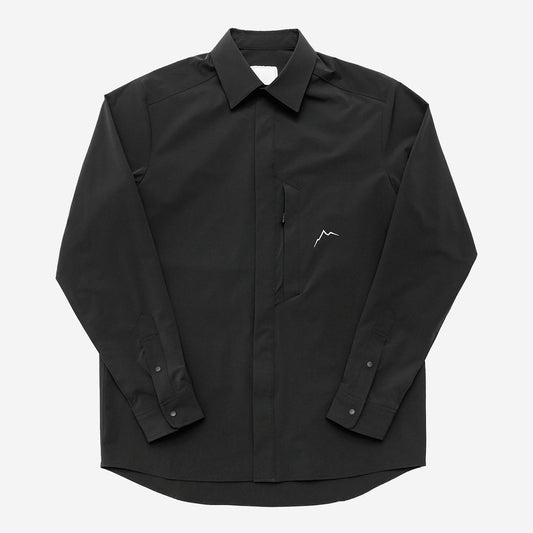 Limber Nylon Stretch L/S Shirt - Black