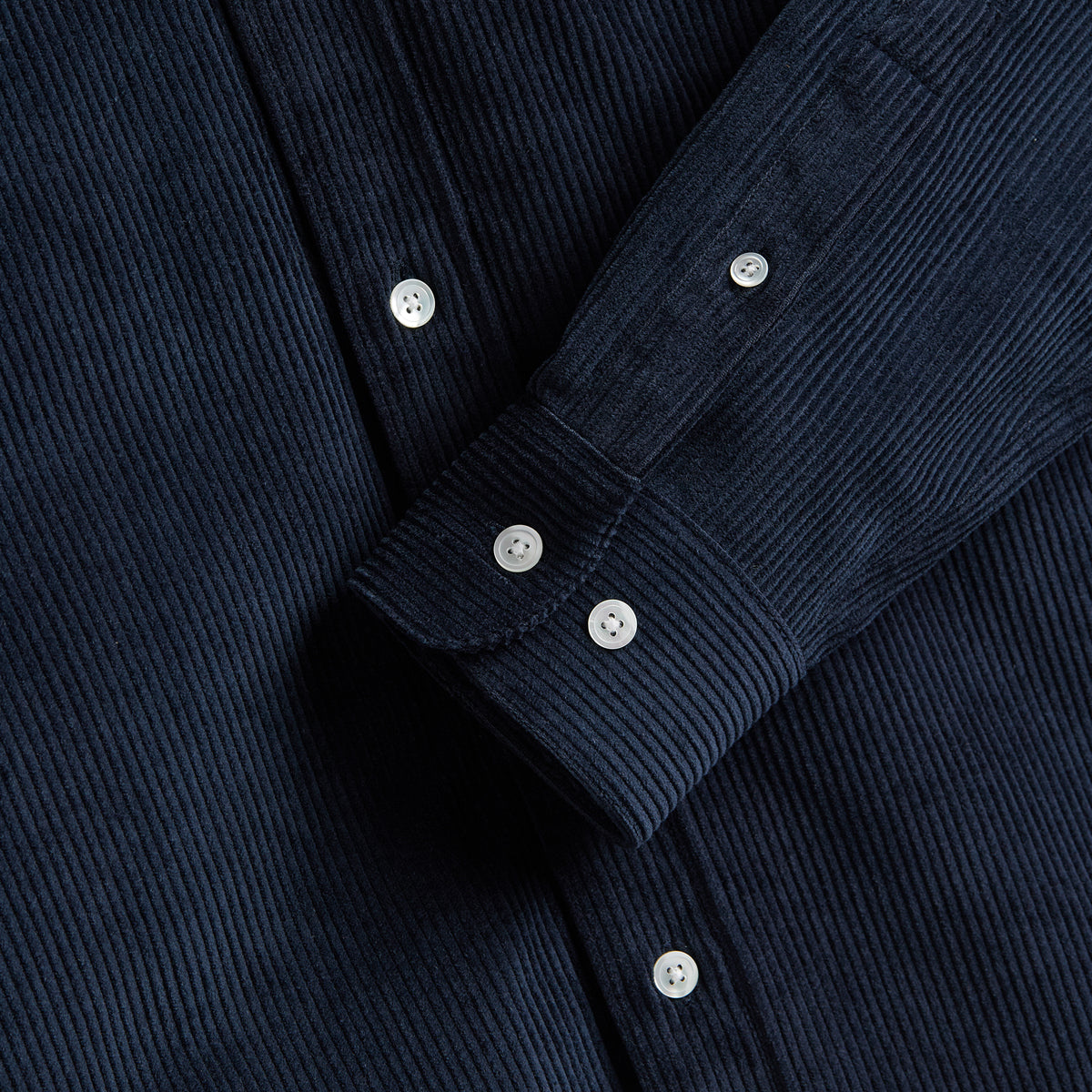 Lobo Corduroy Shirt - Navy Blue