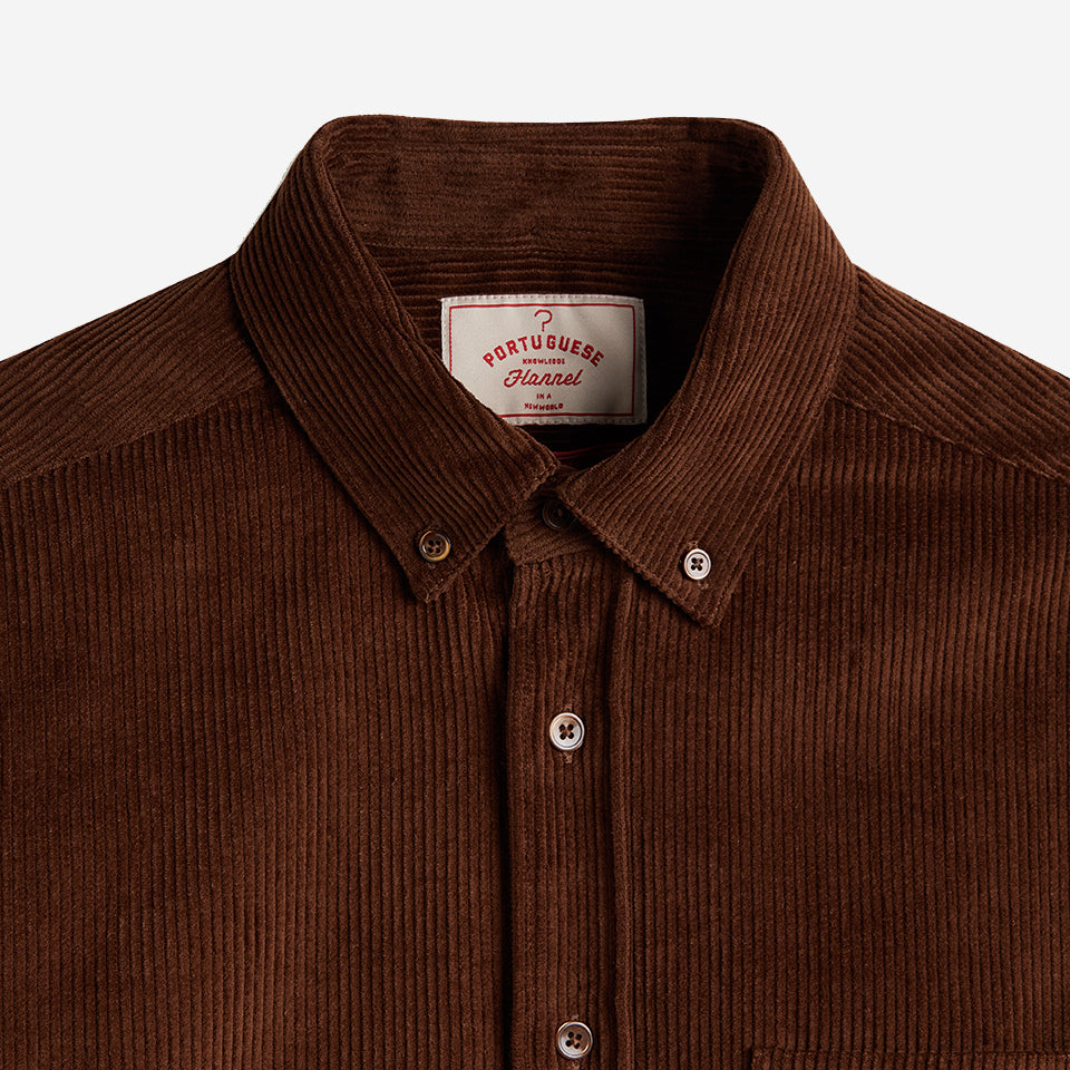 Lobo Corduroy Shirt - Brown