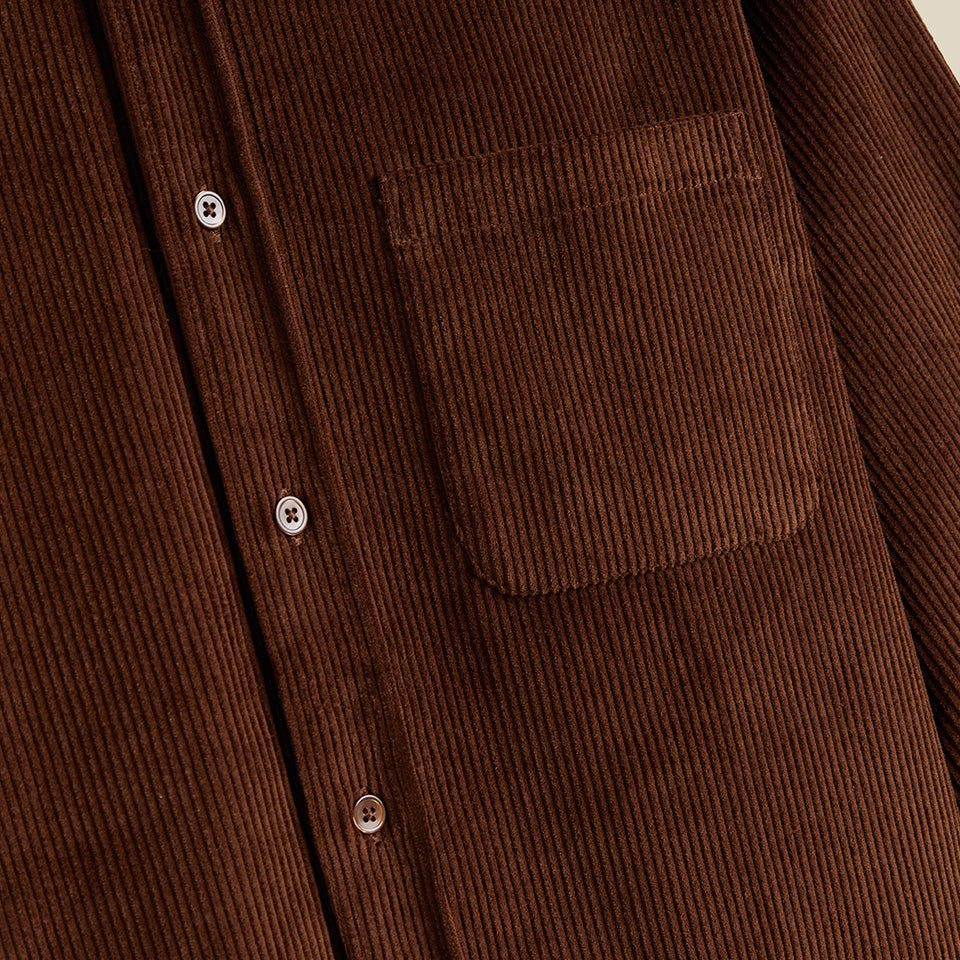 Lobo Corduroy Shirt - Brown