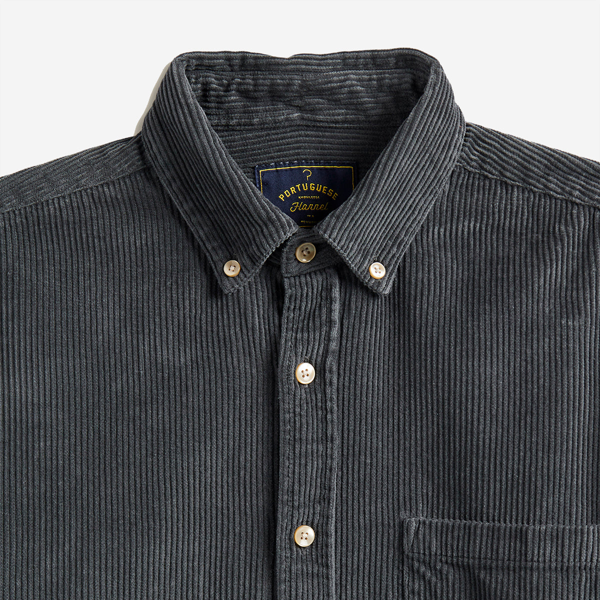 Lobo Corduroy Shirt - Anthracite