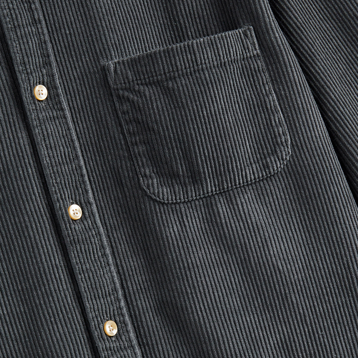 Lobo Corduroy Shirt - Anthracite