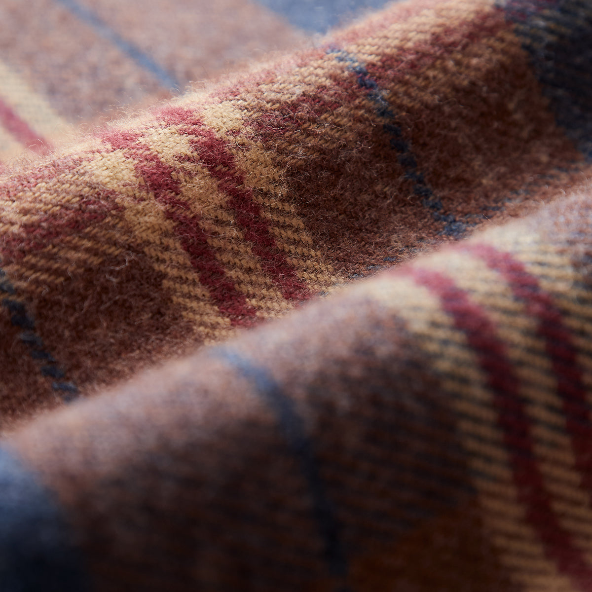Logia Plaid Flannel Shirt - Amber/Blue