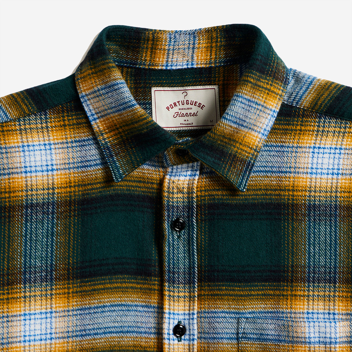 Lousa Plaid Flannel Shirt - Green