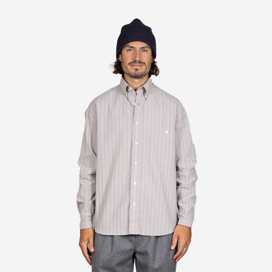 Baggy Organic Cotton Shirt - Thousand Stripe