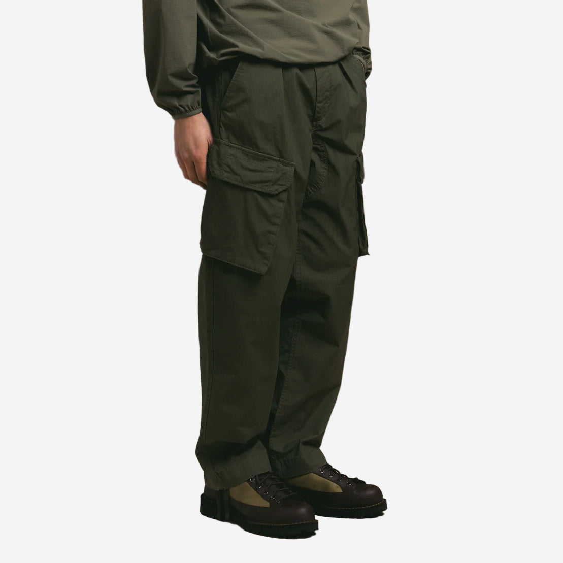 Luss Relaxed Ripstop Cargo Pant - Dark Olive