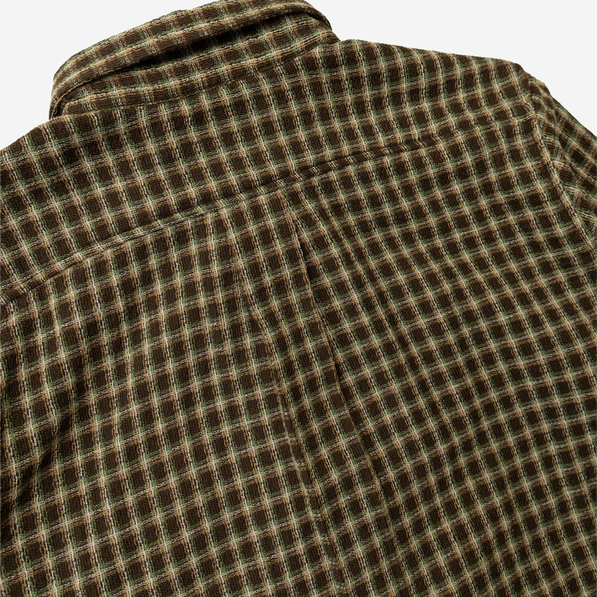 Jardin Gauze Pocket Shirt - Earth Plaid