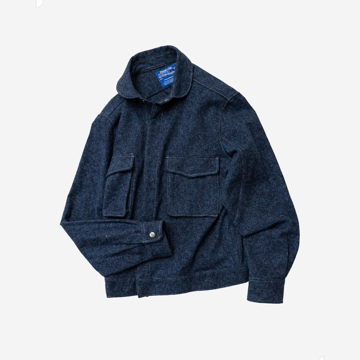'75 London Cotton Tweed Jacket - Navy