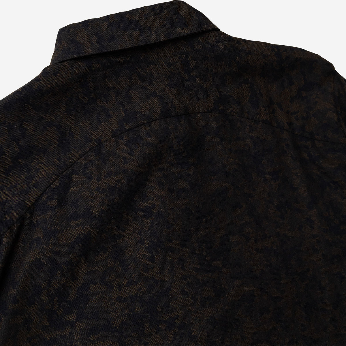 Gonia Camo Jacquard Shirt - Black