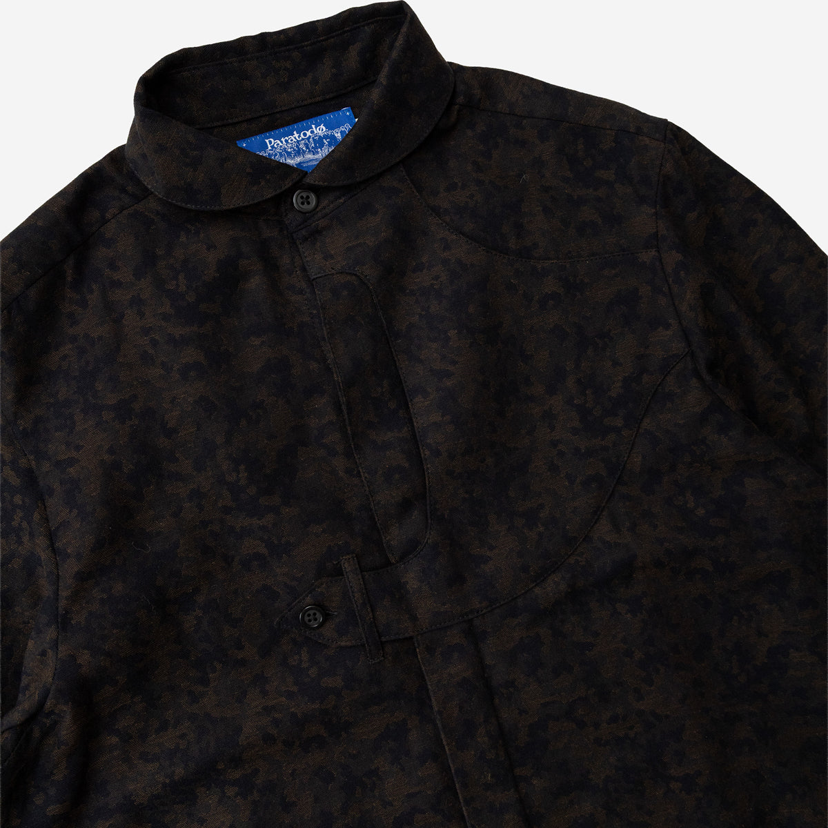 Gonia Camo Jacquard Shirt - Black