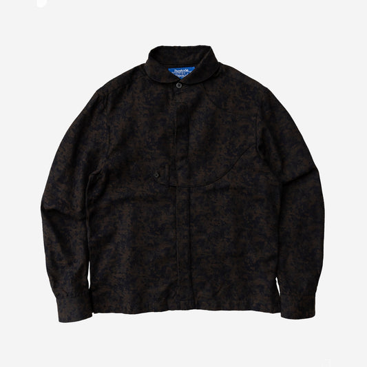 Gonia Camo Jacquard Shirt - Black