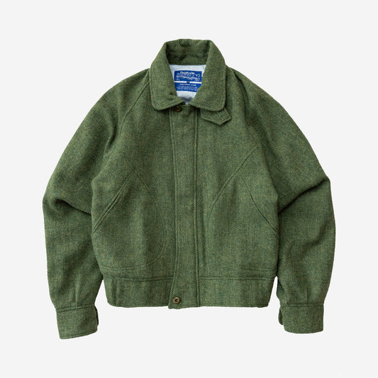Norman Wool Jacket - Pothos Herringbone