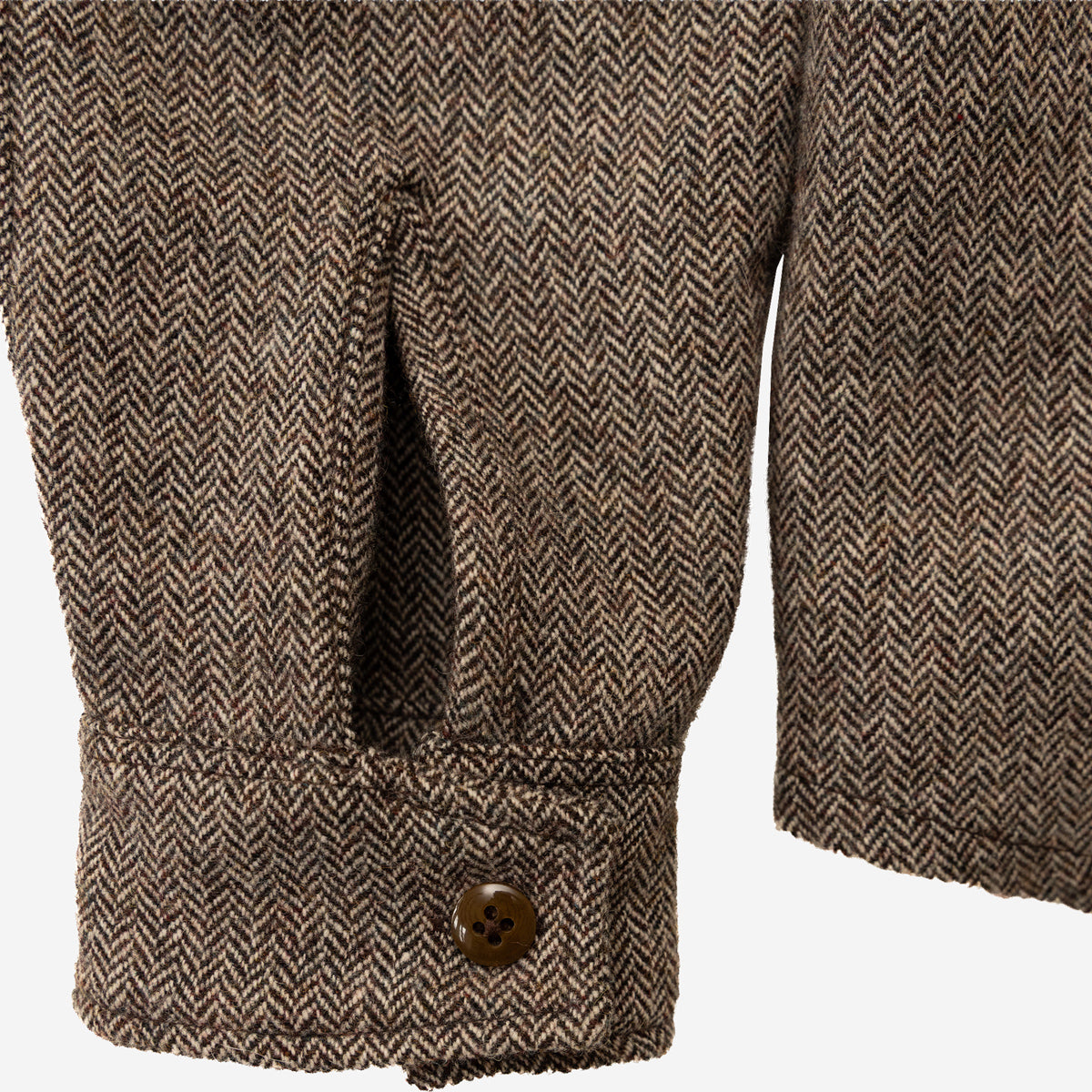 Lemures Wool Overshirt - Nep Herringbone