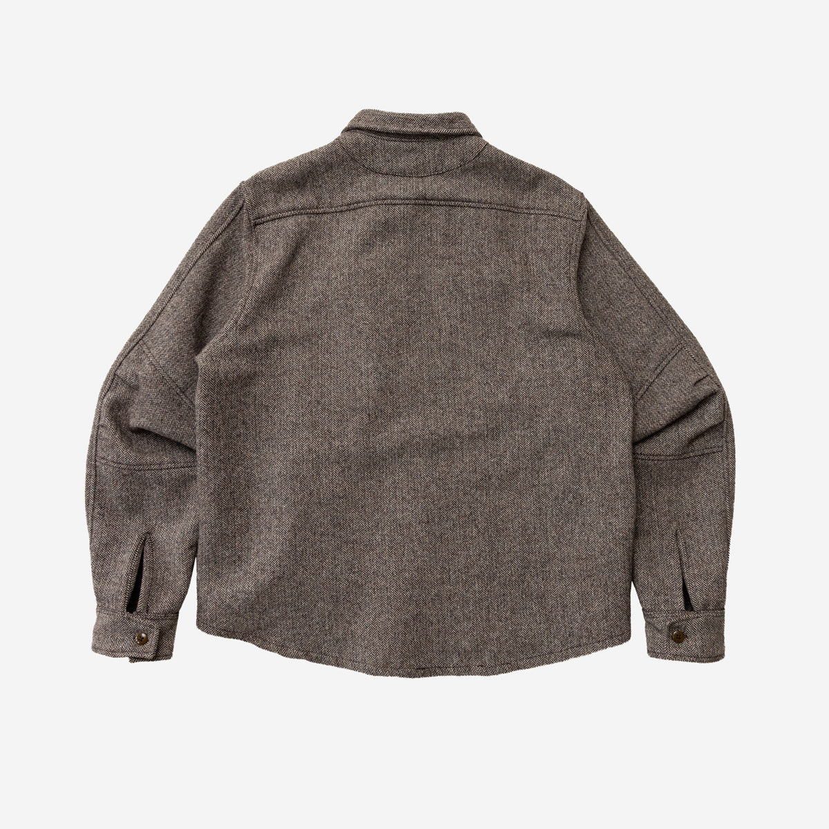 Lemures Wool Overshirt - Nep Herringbone