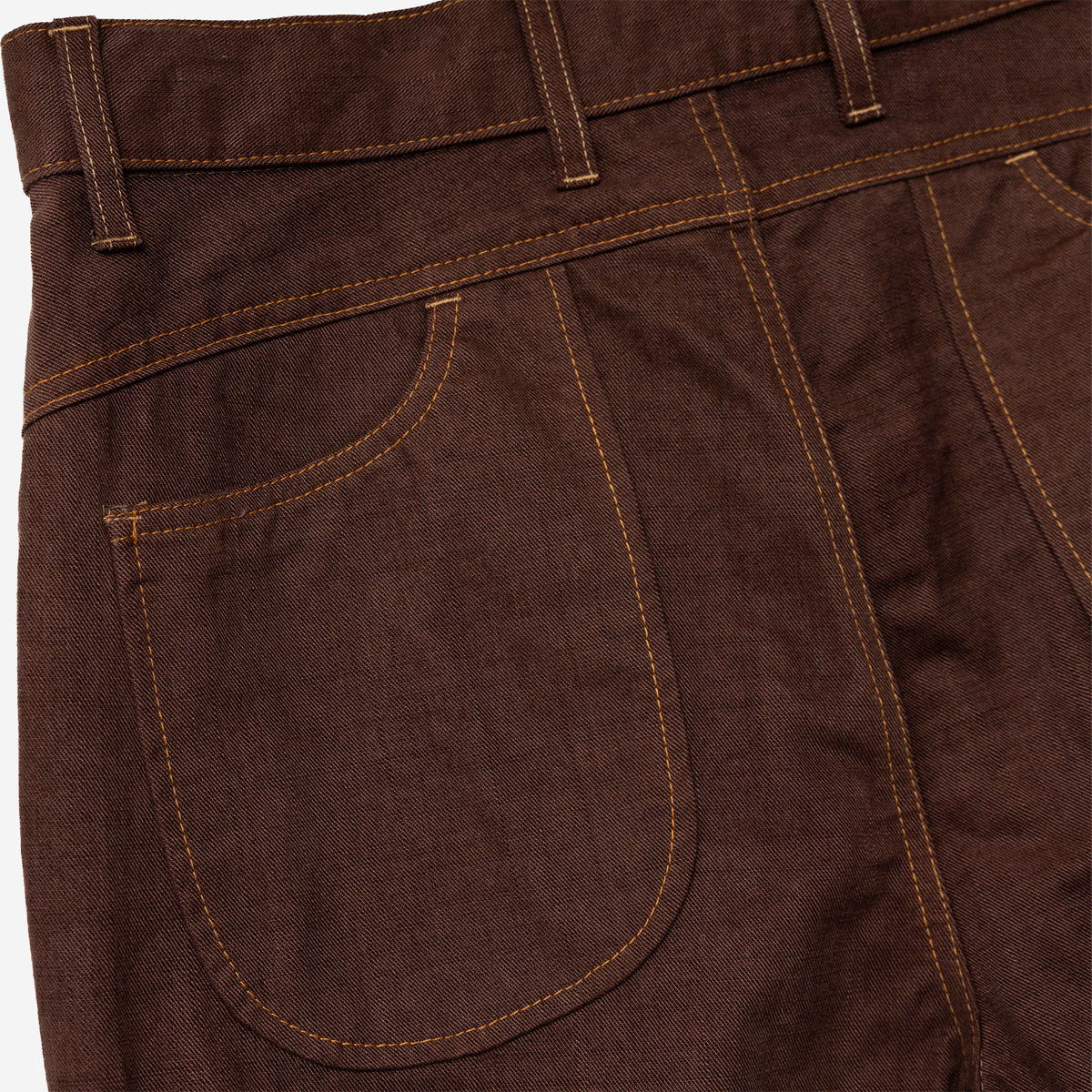 Saxon Relaxed 13oz Twill Jean - Brushed Brown